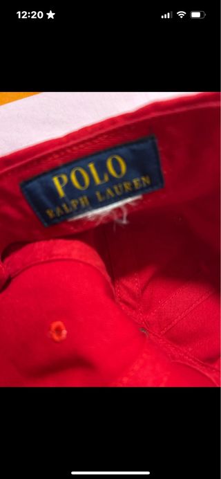 Gorra clásica Polo Ralph Lauren Roja