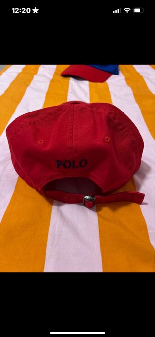 Gorra clásica Polo Ralph Lauren Roja