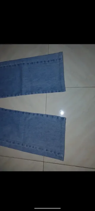 Jeans cargo donna blu