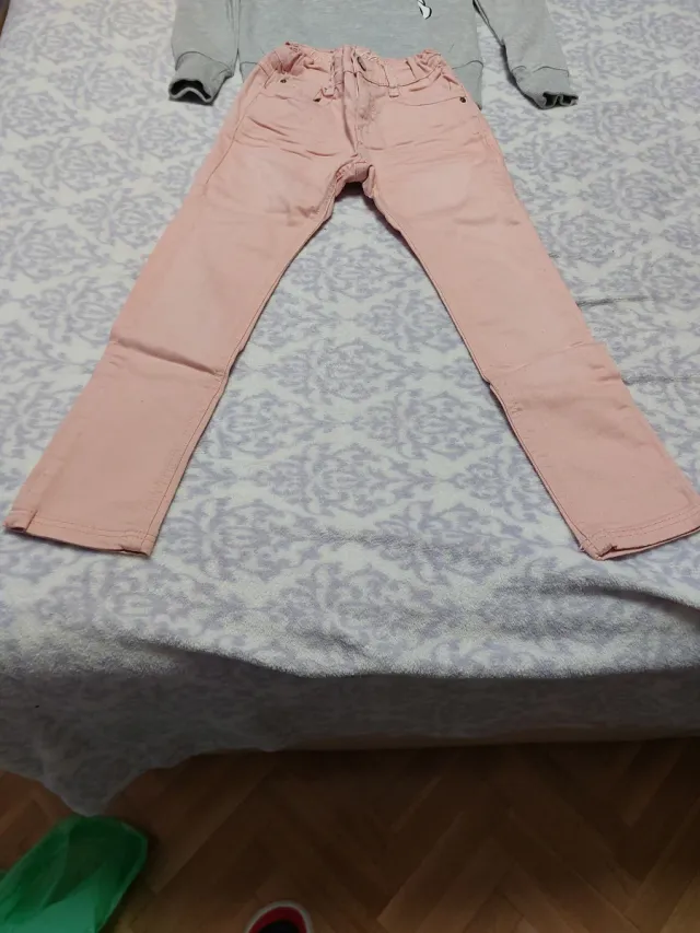 Conjunto Sudadera Minnie y Pantalón Salmón