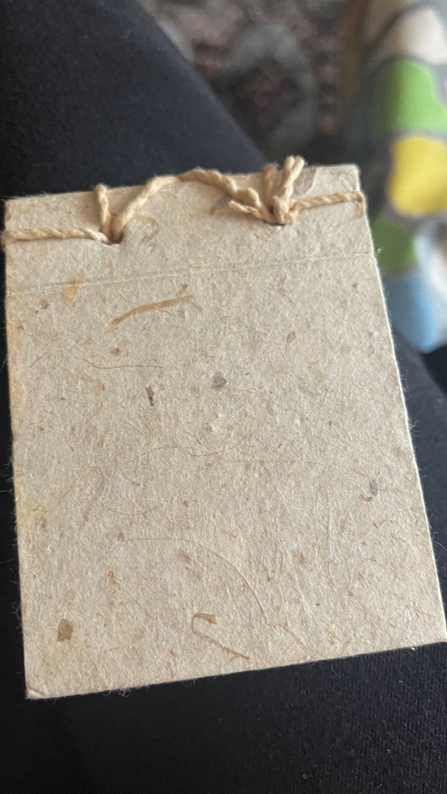 Libreta reciclada con flores secas