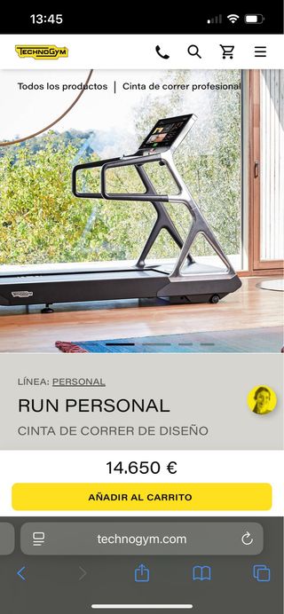 Cinta de Correr Technogym Run Personal