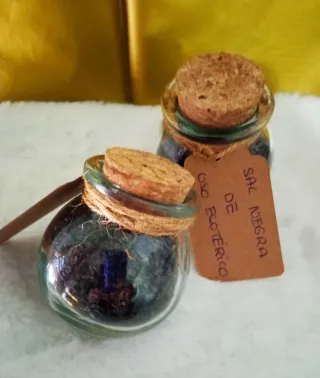 Sal negra de uso esotérico