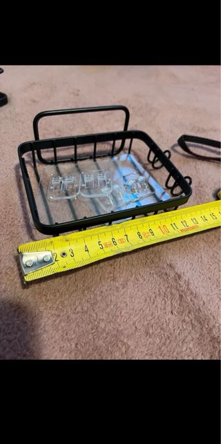 Estantería Acero Inoxidable Baño Negra