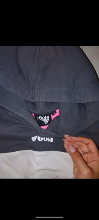 Felpa Gola donna color block