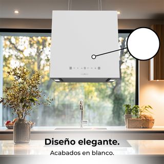 Campana Extractora Bolero Flux CCT 448000 White A+