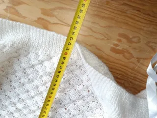 Poncho Vintage Blanco