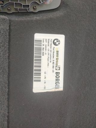 Bandeja Maletero fija BMW X4