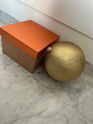 Adornos Navideños Dorados y Purpurina para árbol n