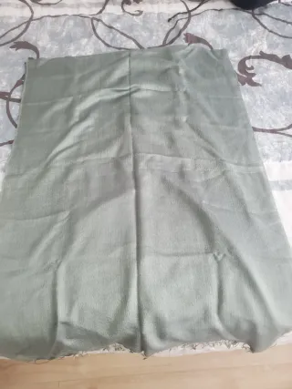 Bufanda hombre gris/verde nueva