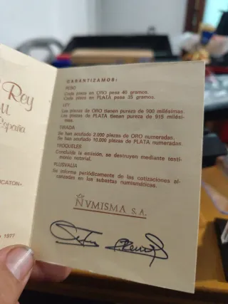 Moneda Ducatón Plata Rey Carlos 1975