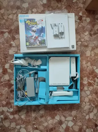Wii + "Rabids mi casa" y "wii sports"