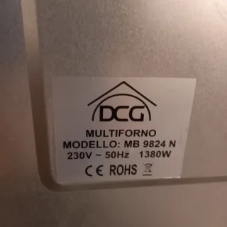 Forno elettrico compatto DCG