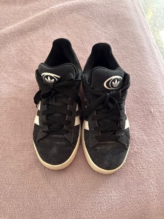 Zapatillas Adidas Campus Negras Blancas