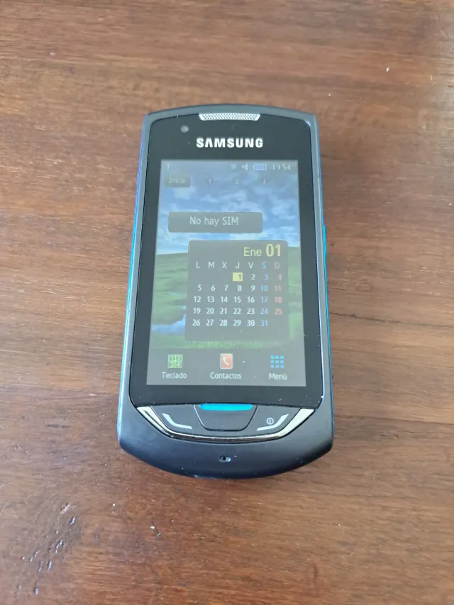 Cellulare Samsung Vintage Grigio-Blu GT-S5620