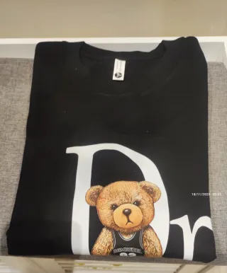 Camiseta Domrabel manga larga oso talla S