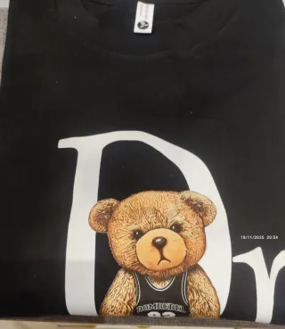 Camiseta Domrabel manga larga oso talla S