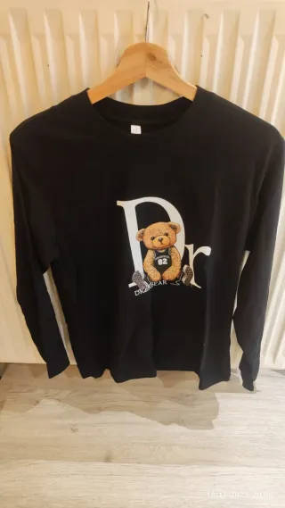 Camiseta Domrabel manga larga oso talla S