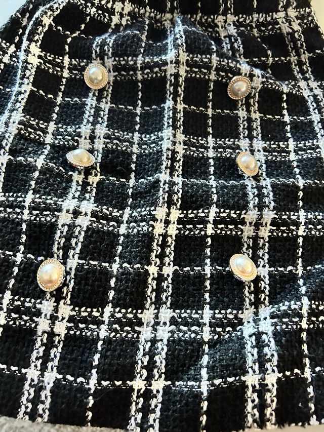 Falda cuadros  t. 11-12