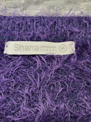 Shana - Jersey de Pelo Largo (Fluffy) Morado T.S/M