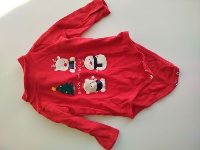 Body bebé navideño 0-6 meses Fagot