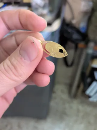 Colgante Oro 18k Madre e Hijo