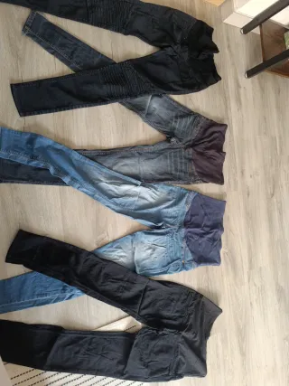 Pantalones maternidad talla 36 H&M