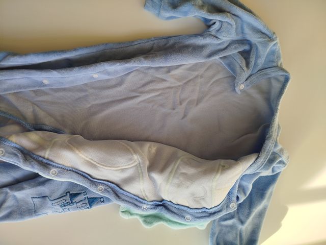 Pijama bebé dragón azul 3-6M