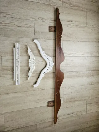 Lote 4 copetes de madera