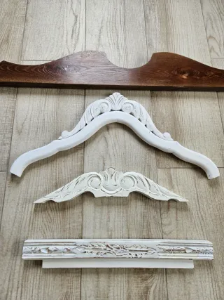 Lote 4 copetes de madera