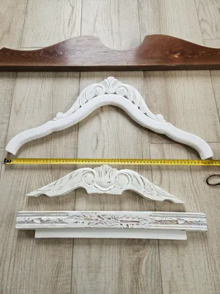 Lote 4 copetes de madera