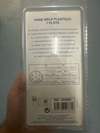 Enchufe Macho Remolque 7 Polos Norauto