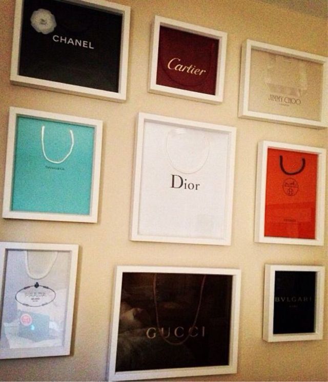 Bolsas de papel Dior blancas