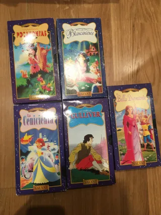 Lote 4 Películas VHS Clásicos Infantiles