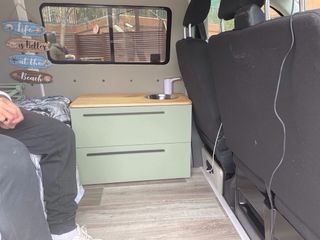 Mueble cocina camper madera