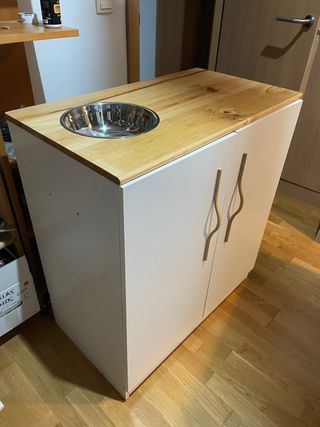 Mueble cocina camper madera