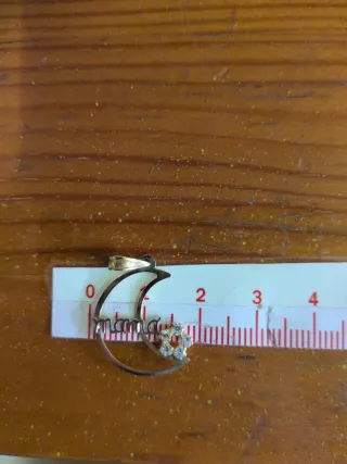 Colgante Luna Mamá Oro 18k