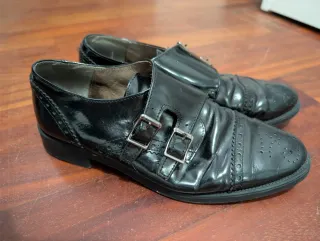 Zapatos Oxford Negros Talla 38