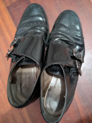 Zapatos Oxford Negros Talla 38