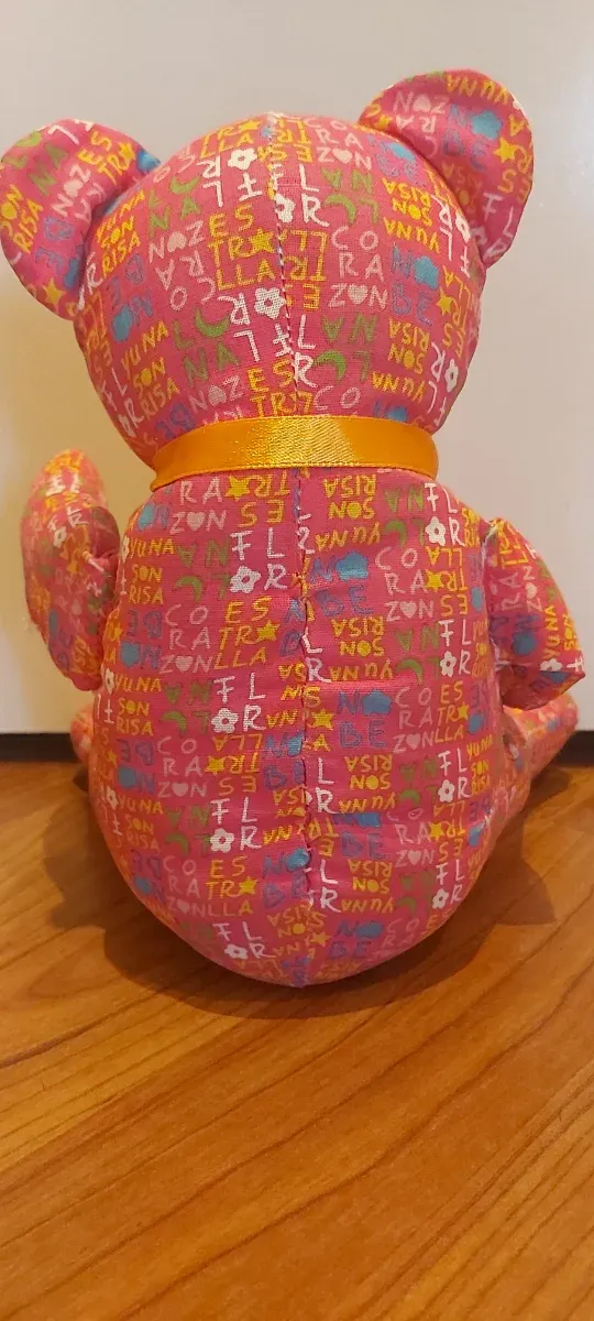 Peluche Portapijama Gatito Rosa