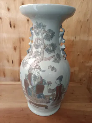 Jarrón Lladro Porcelana Multicolor