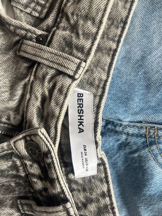 2 Vaqueros Baggy Chico Azul y Gris