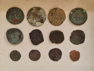Colección monedas muy antiguas.