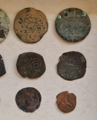 Colección monedas muy antiguas.
