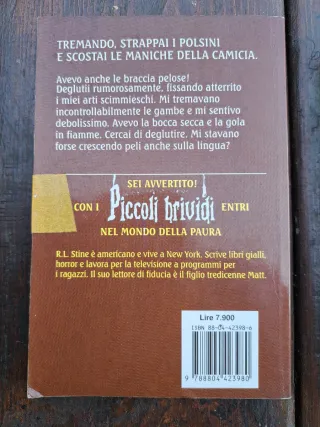 Piccoli Brividi 4 libri vintage