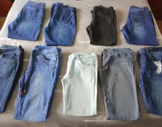 Lote pantalones mujer vaqueros talla 40_42