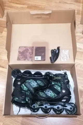 Patines en línea y protecciones