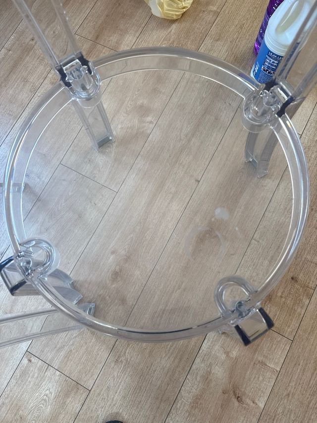 Juego de 2 Sillas Transparentes