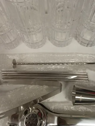 Kit Mojito 4 Vasos y Accesorios