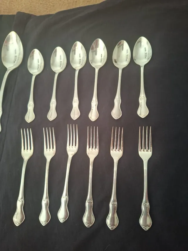 Juego Cubiertos Plata Meneses 36 Piezas